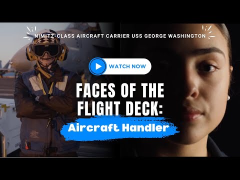 USS George Washington Faces of the Flight Deck - Aircraft Handler