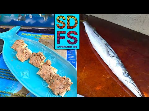 How To Make Traeger Smoked Barracuda Fish Dip | Catch Clean Cook San Diego Seafood Recipe SDFS
