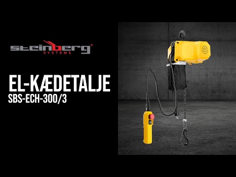 Produktvideo - El-kædetalje - 300 kg - 3 m
