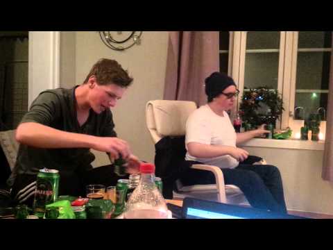 Vegard og Bjarne drikker øl hehe
