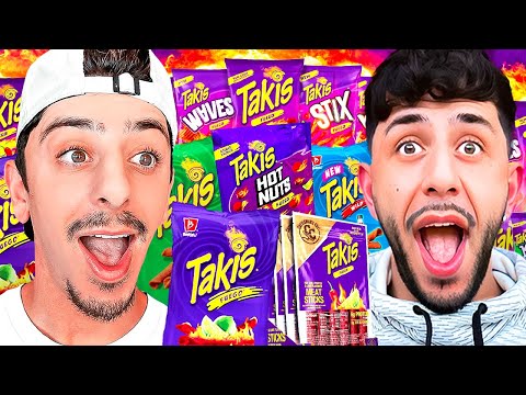 We Tried EVERY Takis Flavor in the World! (Ft. FaZe Rug)