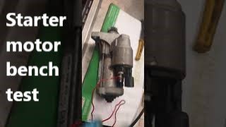 Volkswagen Passat start/stop Starter Motor bench test