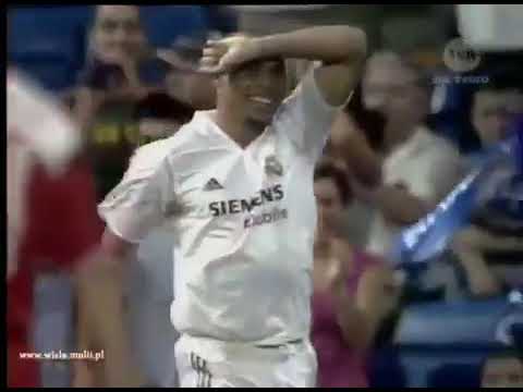 Ronaldo Luis Nazário (Real Madrid) - 25/08/2004 - Real Madrid 3x1 Wisla Cracóvia-POL - 2 gols