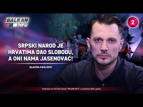 INTERVJU: Slaviša Pavlović - Mi smo Hrvatima dali slobodu, a oni nama Jasenovac! (8.11.2020)
