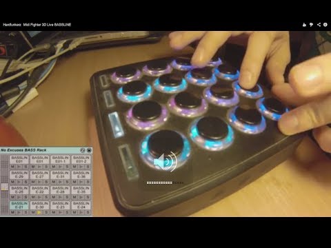 Hardfunkerz Midi Fighter 3D Live DUBSTEP