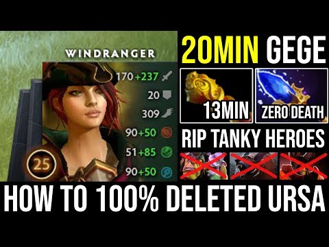 WTF First ITEM 13Min Monkey King Bar - Ez Counter Ursa & Alchemist | 20Min GG Zero Death DotA 2