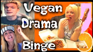 Ex vegan Trisha Paytas talks Vegan & Cheetah vegan-Drama while binge mukbanging
