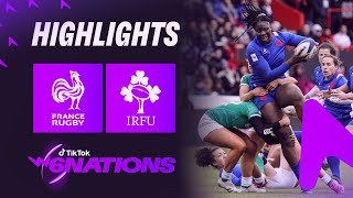 Highlights | France v Ireland | 2022 TikTok Women's Six Nations