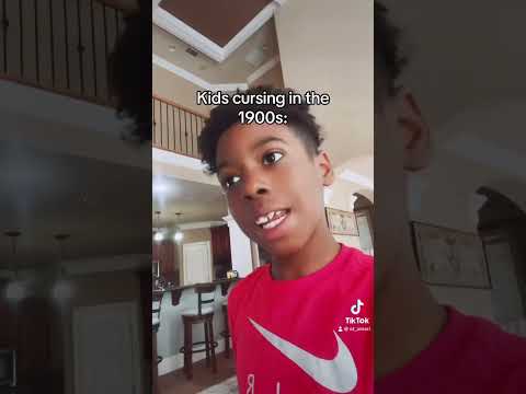 Kids cursing then vs now