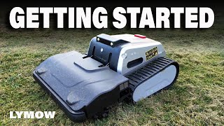 Lymow One Robotic Mower | Getting Started Step by Step and First TEST