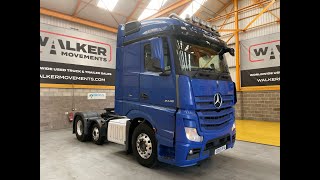 Тягач Mercedes-Benz ACTROS 2448 STREAMSPACE *EURO 6*, 6X2 TRACTOR UNIT – 2015 – BD15 | Изображение 4 - Autoline