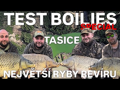 TEST BOILIES SPECIAL - 4 DNY V TASICÍCH | Největší kapři revíru + Test superlevných boilies Greyfish
