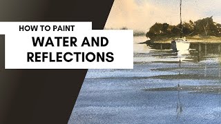 How to Paint Water in Watercolor - Demo - Matthew White