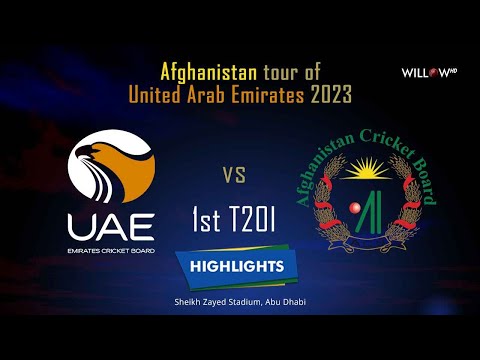 Highlights: 1st T20I, United Arab Emirates vs Afghanistan