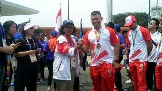 Ikut Kirab Obor Asian Games, Chris John Teringat saat Masih Jadi Atlet