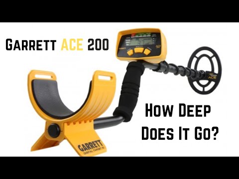 Garrett Ace 200 Metal Detector Depth Test Review