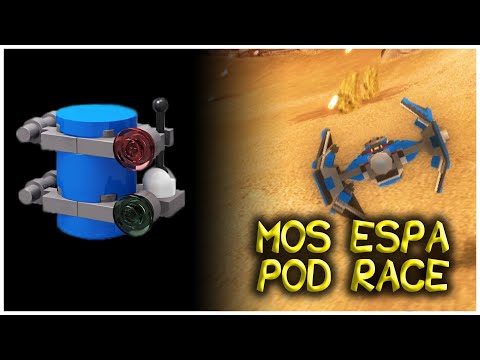 LEGO Star Wars: The Complete Saga | MOS ESPA POD RACE - Blue Minikits (Challenge Mode)