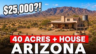 20 DIRT-CHEAP Arizona Ranch Farmhouses with MASSIVE Acreage!