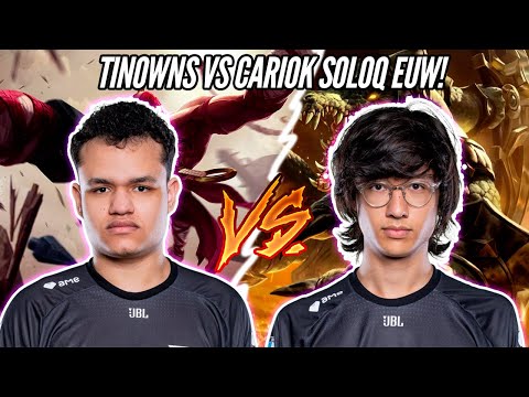 TINOWNS VS CARIOK, DUELO NA SOLOQ EUROPEIA! PAIN NO MSI!