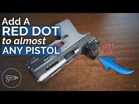 Add a Red Dot Sight to Almost Any Pistol? Leupold Delta Point Pro on Glock 19!