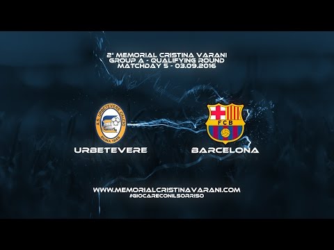 AS Urbetevere Calcio-FC Barcelona 0-4 (Memorial Cristina Varani)