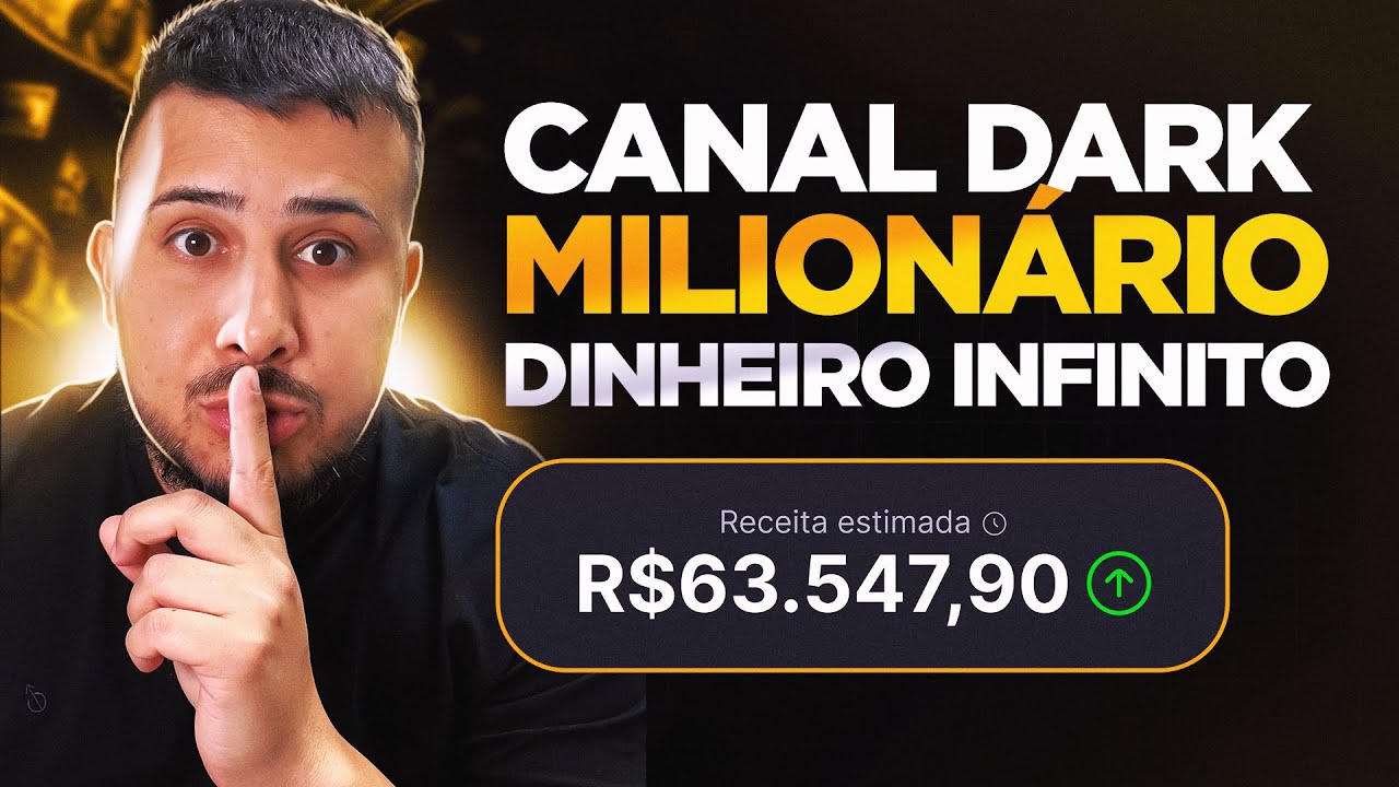 Dinheiro Infinito com seu Celular! Replique este Canal Dark e Faça até R$950/dia com 20 minutos
