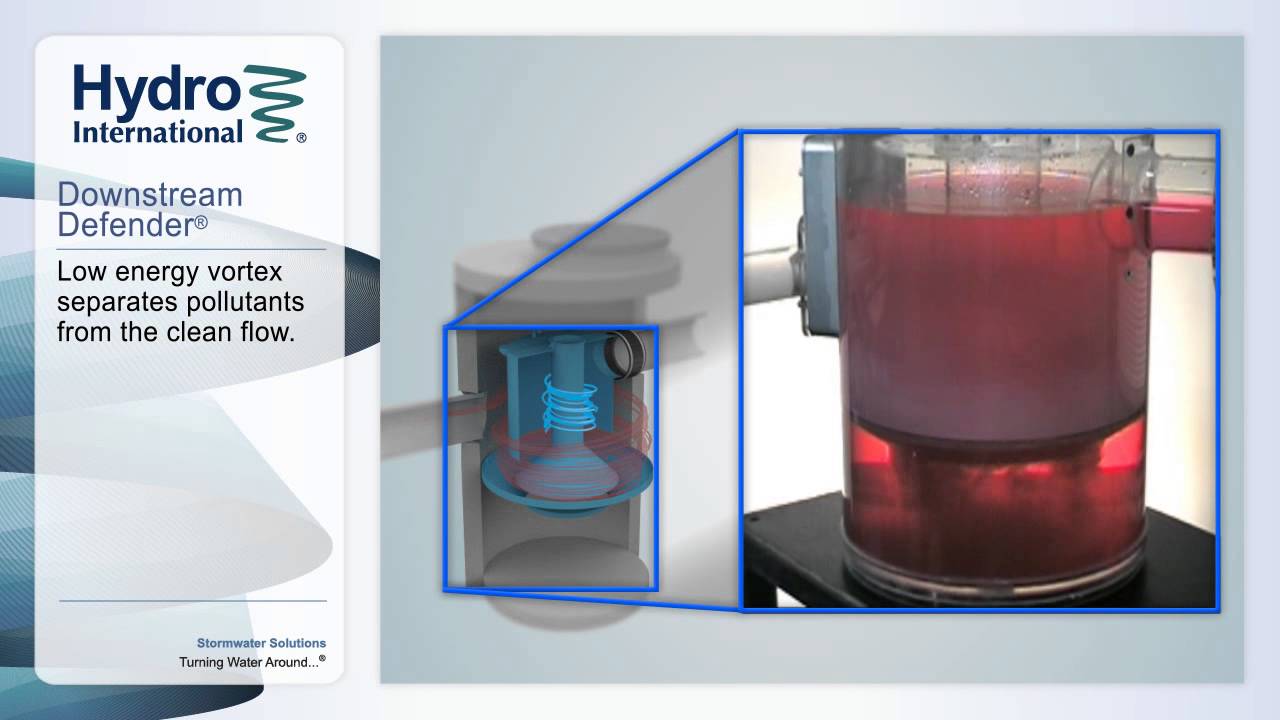 Separador hidrodinámico Downstream Defender®