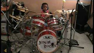 Guns N' Roses - Sweet Child o' Mine, Drum Cover, Jonah Rocks, 5 Year Old Drummer