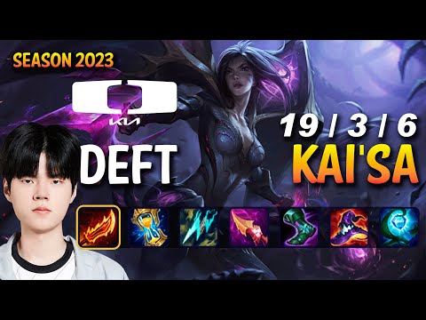 DK Deft KAI'SA vs NILAH ADC - Patch 13.12 KR Ranked