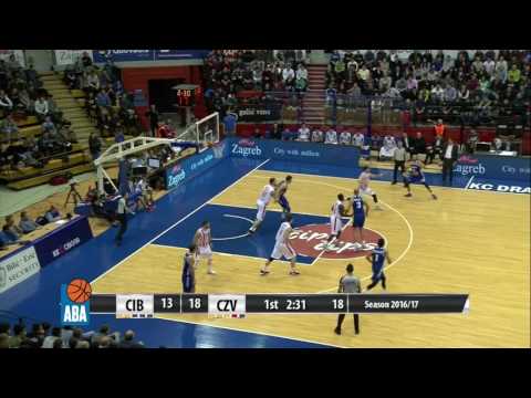 ABA Liga 2016/17, Round 8 match: Cibona - Crvena zvezda mts (13.11.2016)