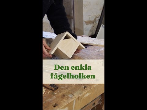 Den enkla fågelholken - Trädgårdshacks med GardenR