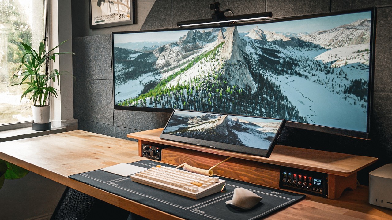 My 2025 Desk Setup for CREATIVITY and FOCUS (Full Tour)