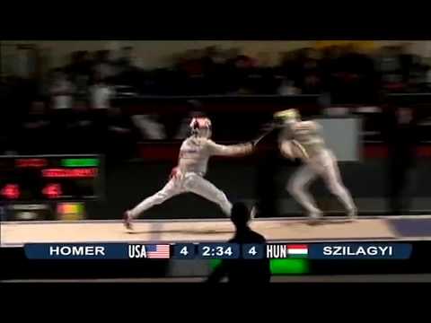 Belfast World Championships 2009 JMS - L4 - Homer USA v Szilagyi HUN