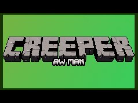 Creeper Aww Man Minecraft Texture Pack