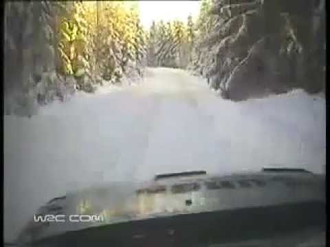 WRC Onboard Petter Solberg Rally Norway 2009 SS08 Kongsvinger 2