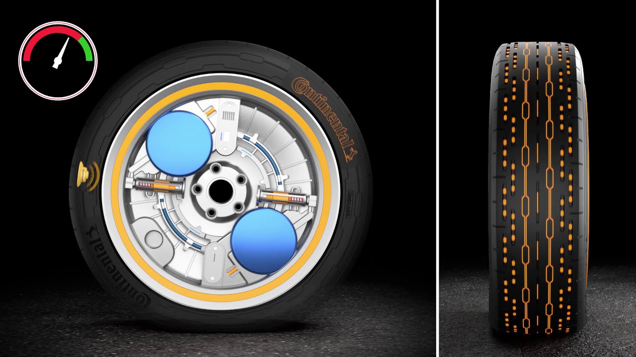 The tire that regulates its own pressure Continental tires