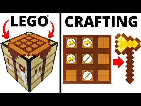 Brick Machines - 100% WORKING LEGO® Crafting Table [Minecraft]