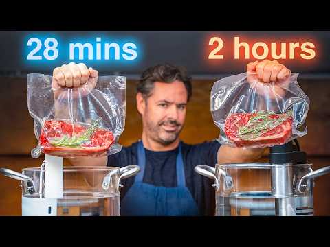 How to Cut Sous Vide Cook Time from 2 Hours to 30 Minutes Using Temperature Spikes