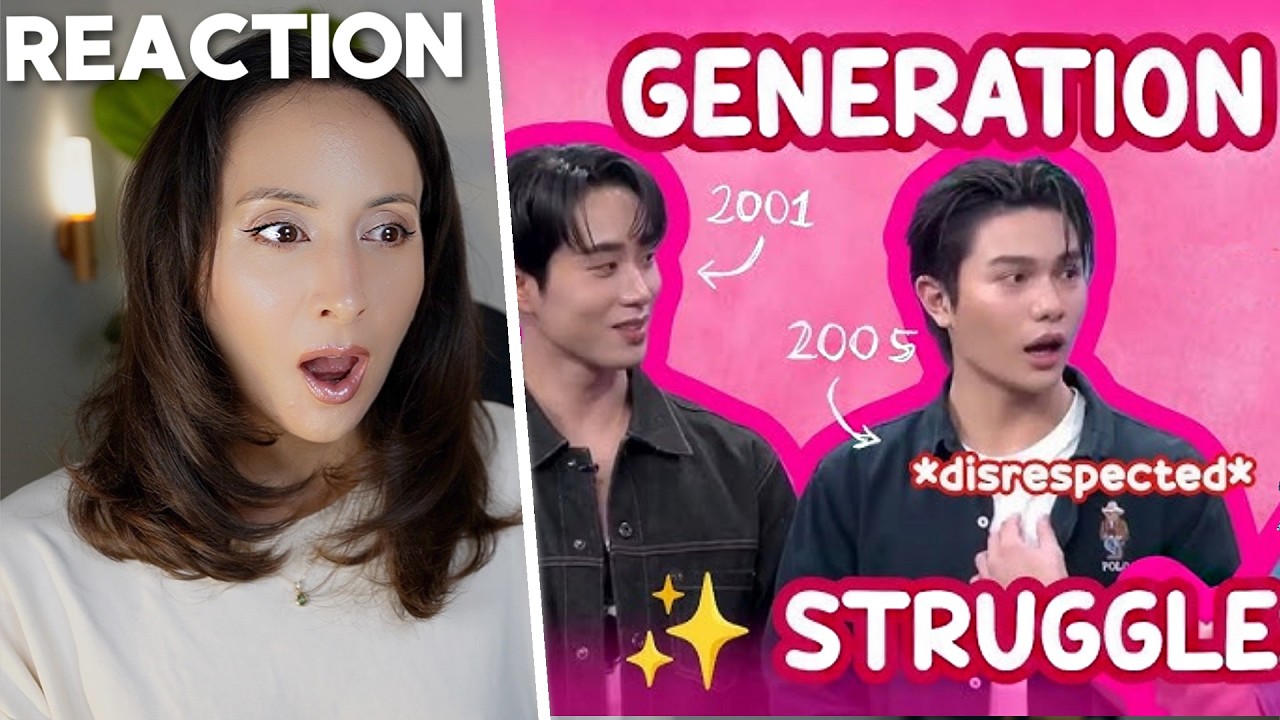 thai actors' chaotic gen gap struggles REACTION | WilliamEst GeminiFourth MaxNat ForceBook...