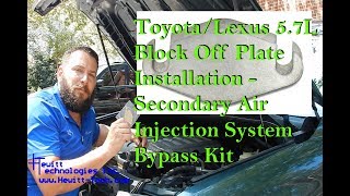 Toyota/Lexus 5.7L SAIS Block Off Plate Installation - All Hewitt Tech Bypass Kits