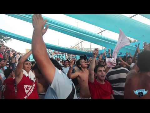"Esta es tu hinchada la que te agradece con el corazón! (tema nuevo)" Barra: Los Piratas Celestes de Alberdi &bull; Club: Belgrano