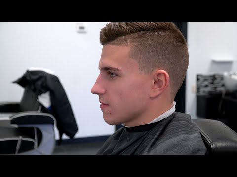 You can easily do this Haircut. Shadow fade combover