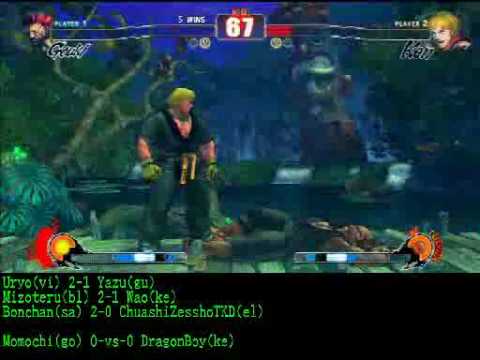SF4:Momochi (Go) vs Dragon Boy (Ke) - Set 02 - GODSGARDEN #2 - 06-03-2010