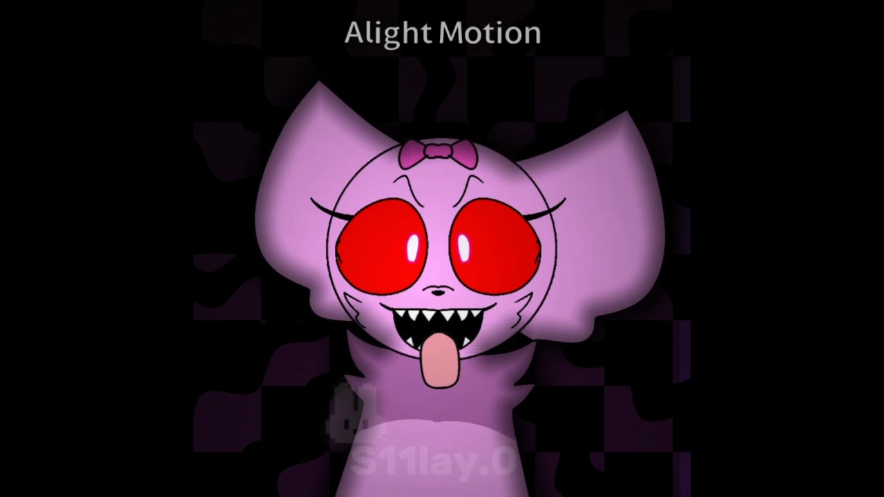 pinki are you crazy #alightmotion #animation #sprunki #werewolf #pinki