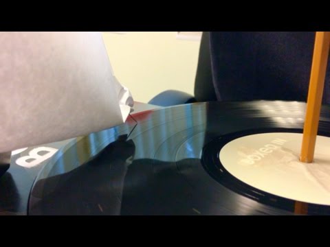 How to Make a Record Player with ONLY Paper, a Pencil and a Needle!