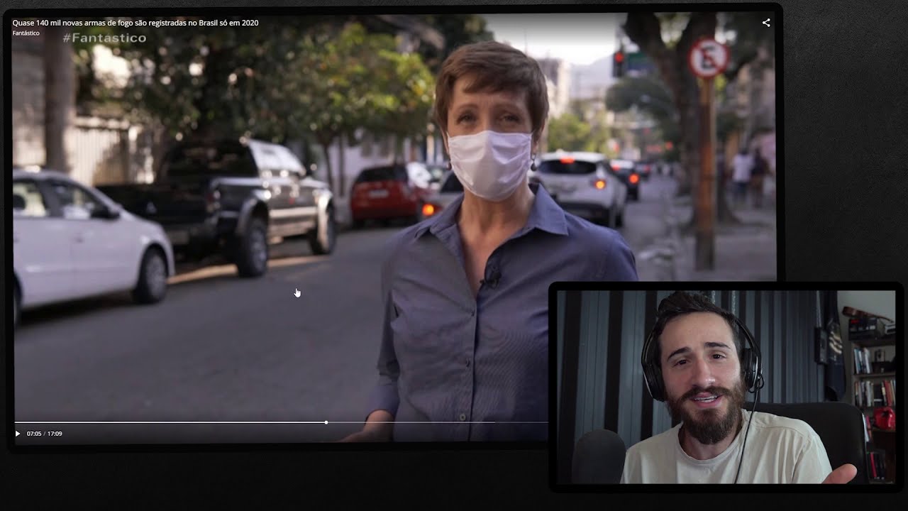 Instrutor de tiro reage a matéria do Fantástico sobre armas - NFDN