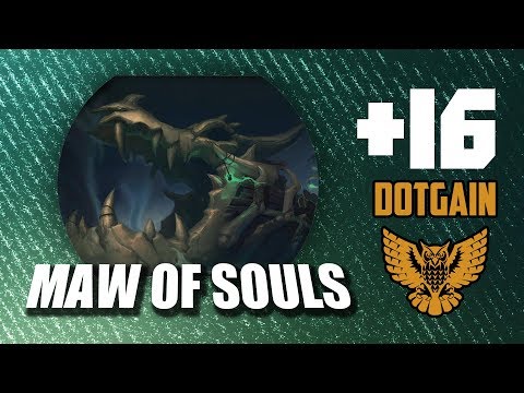 Maw of Souls +16 Mythic keystone(Bolstering, Grievous, Tyrannical) - Balance druid POV