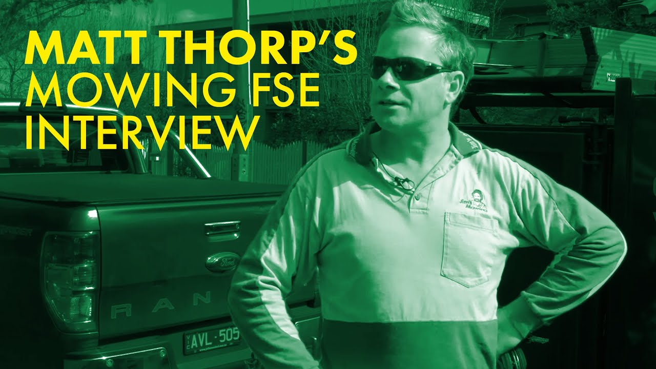 Victorian Lockdown interview with Matt Thorp of Jim's Mowing