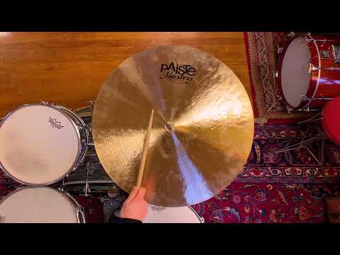 Paiste Masters Series 22" Thin Ride Cymbal 2124g - USED