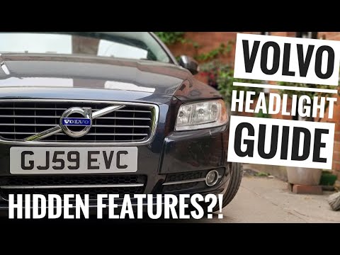 Volvo Headlight Tips, Tricks and hidden features!! - P3 S80 / S60 / V60 / V70 / XC70
